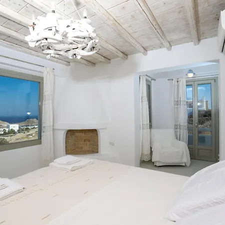Magnificent Mykonos Nexus 2 Bedrooms Private Terrace With Jacuzzi Outdoor Dining Area & Bbq
