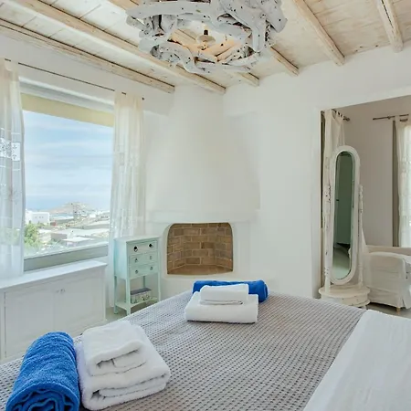 Magnificent Mykonos Nexus 2 Bedrooms Private Terrace With Jacuzzi Outdoor Dining Area Bbq Apartment *
