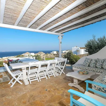 Magnificent Mykonos Nexus 2 Bedrooms Private Terrace With Jacuzzi Outdoor Dining Area Bbq Apartment