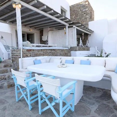 Magnificent Mykonos Nexus 2 Bedrooms Private Terrace With Jacuzzi Outdoor Dining Area Bbq Apartment Kalafatis