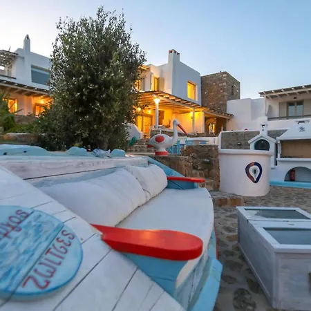 Magnificent Mykonos Nexus 2 Bedrooms Private Terrace With Jacuzzi Outdoor Dining Area & Bbq *