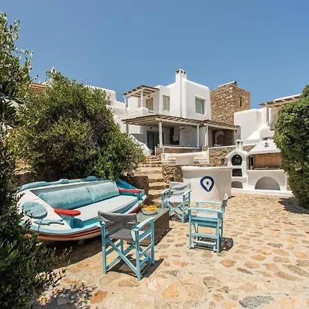 Magnificent Mykonos Nexus 2 Bedrooms Private Terrace With Jacuzzi Outdoor Dining Area & Bbq