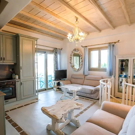 Magnificent Mykonos Nexus 2 Bedrooms Private Terrace With Jacuzzi Outdoor Dining Area & Bbq